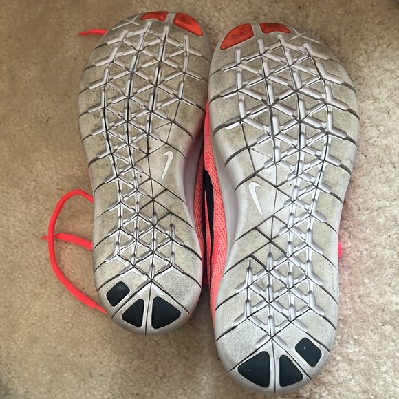 Nike run free pink/teal blue size 4.5 - Picture 5 of 6